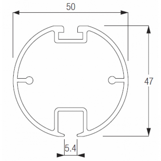 11609 Rail Only for 7620 Systems (Per Metre)