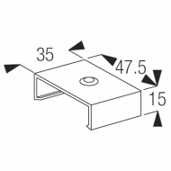Ceiling fix bracket  (Discontinued) Ceiling fix bracket  (Discontinued)