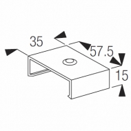 Ceiling fix bracket  (Each) Ceiling fix bracket  (Each)