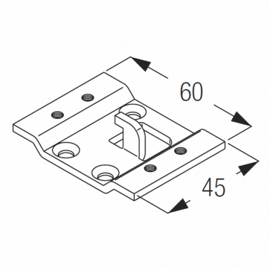 Hook in plate (Obsolete)