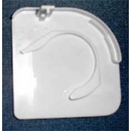 Pelmet endcap, right, white (Obsolete) Pelmet endcap, right, white (Obsolete)
