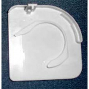 Pelmet endcap, right, white (Obsolete)