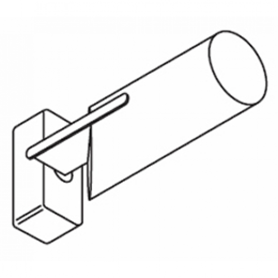 Fused Barrel 102mm Finial for Metroflat (Discontinued June 2022) (Each)