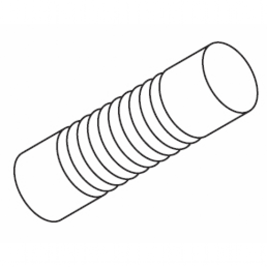Groove cylinder 80mm Finial set for 23mm pole (Each)