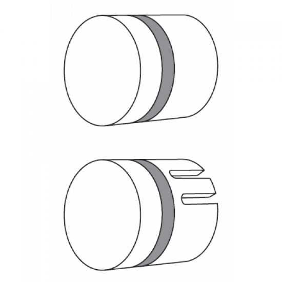 Strata Corded Finial Pair Set Coloured Disc (Obsolete)