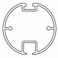 11609 Rail Only for 7620 Systems (Per Metre) 11609 Rail Only for 7620 Systems (Per Metre)