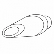 Coral 130mm Finial (Each) (DISCONTINUED) Coral 130mm Finial (Each) (DISCONTINUED)