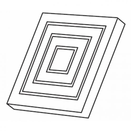 Vega square midial (excl. Bracket/arm)  (Obsolete)