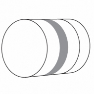 Crystal Cylinder 55mm Finial for 30mm pole (Each) (Discontinued June 2022) Crystal Cylinder 55mm Finial for 30mm pole (Each) (Discontinued June 2022)