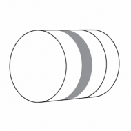 Crystal Cylinder 55mm Finial for 50mm Pole (Each) (Discontinued June 2022) Crystal Cylinder 55mm Finial for 50mm Pole (Each) (Discontinued June 2022)