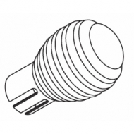 Groove Ball Finial for 6120 systems slotted (Each)  (Obsolete) Groove Ball Finial for 6120 systems slotted (Each)  (Obsolete)