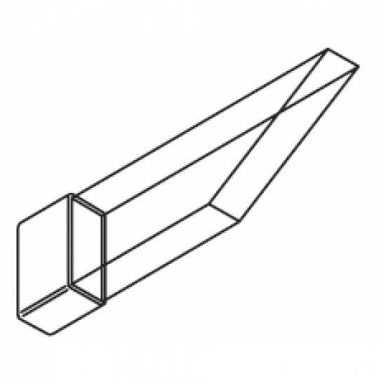 Shard Flat Clear Finial for Metroftat (Discontinued June 2022) (Each)