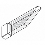 Shard Flat Etched Finial for Metroftat (Discontinued June 2022) (Each) Shard Flat Etched Finial for Metroftat (Discontinued June 2022) (Each)