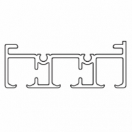 Profile 3 channel white (Price per Metre) Profile 3 channel white (Price per Metre)