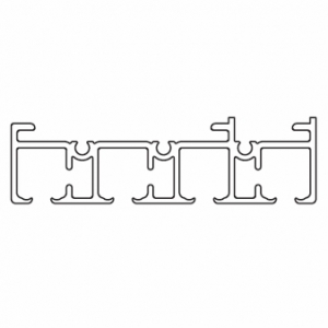 Profile 4 channel white (Price per Metre)