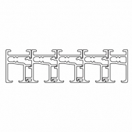 Profile 5 channel white (Price per Metre) Profile 5 channel white (Price per Metre)