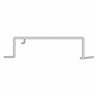 Recess Profile 4 channel white (Price per Metre) Recess Profile 4 channel white (Price per Metre)
