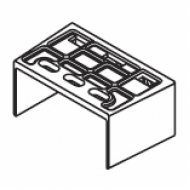 End Fix Bracket in white End Fix Bracket in white