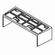 End Fix Bracket in white End Fix Bracket in white