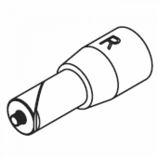 Connector with right hand threads