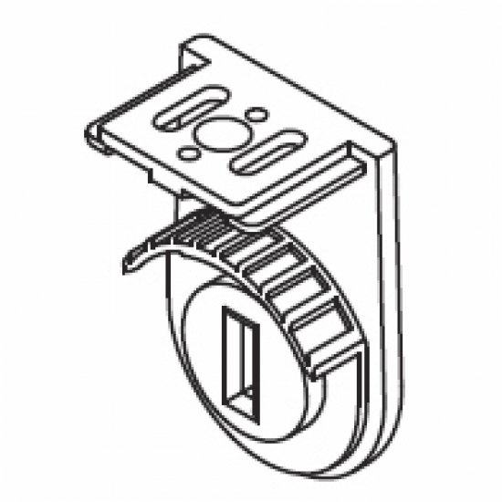 Metal Bracket, ceiling , left and right (46mm) (Obsolete)