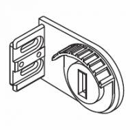 Metal Bracket, wall, right (46mm) (Obsolete) Metal Bracket, wall, right (46mm) (Obsolete)