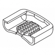 Cover for Metal Bracket (Discontinued) SILVER ONLY  (Each) Cover for Metal Bracket (Discontinued) SILVER ONLY  (Each)