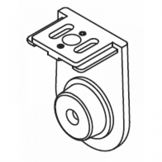 Metal Bracket, wall and ceiling, right and left (46mm) (Obsolete)