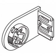 Metal Bracket, wall, Left (46mm) (Obsolete) Metal Bracket, wall, Left (46mm) (Obsolete)