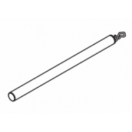 Aluminium Draw Rods in Aluminium, Black or White 50cm Aluminium Draw Rods in Aluminium, Black or White 50cm