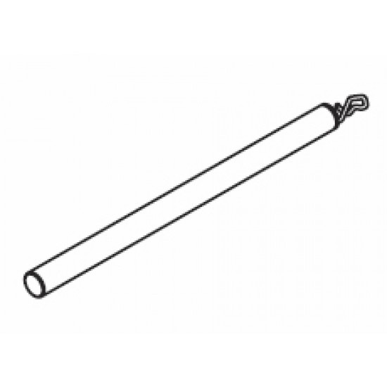 Aluminium Draw Rods in Aluminium, Black or White 150cm