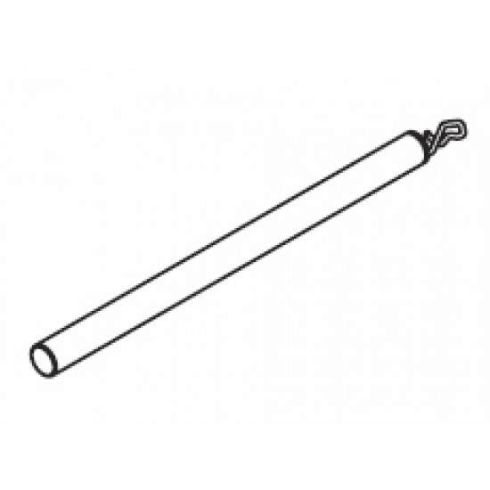 Aluminium Draw Rods in Aluminium, Black or White 100cm