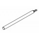 Aluminium Draw Rods in Aluminium, Black or White 75cm