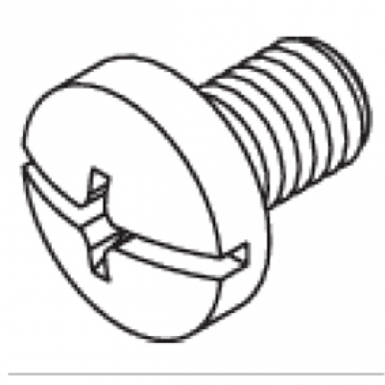 Pan Head Screw, Freedrive, M5x8 (Each)