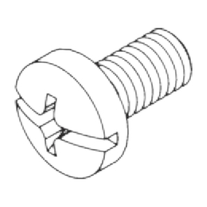 Pan head screw Freedrive M4x8 (Each)