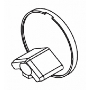 End cover round (side guide) (Each)