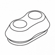 Double wire holder (side guide) (Each) Double wire holder (side guide) (Each)
