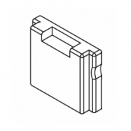 Cover for belt return set in White, Black or Grey (Each) Cover for belt return set in White, Black or Grey (Each)