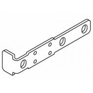 Overlap arm, straight in White or Black (Each) Overlap arm, straight in White or Black (Each)