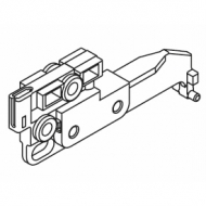 Wave master carrier, single stack 80mm in White or Black Wave master carrier, single stack 80mm in White or Black