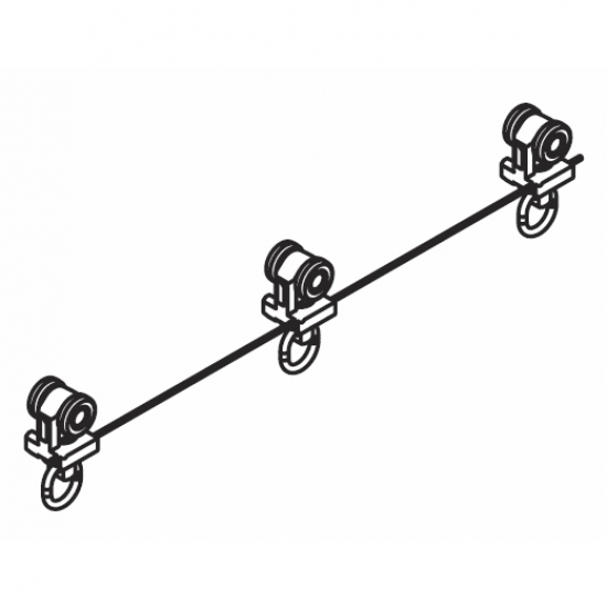 Wave roller cord (60mm) for 6.5m channel (43 metre roll) Wave roller cord (60mm) for 6.5m channel (43 metre roll)