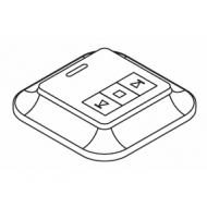 Radio wall Transmitter, White 1 Channel (Each) Radio wall Transmitter, White 1 Channel (Each)