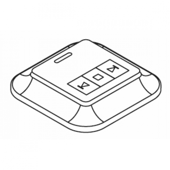 Radio wall Transmitter, White 1 Channel (Each) We only have a few at this price