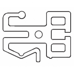 Zip profile (per metre)