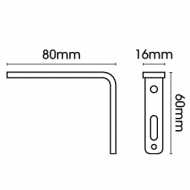 Smart fix 80mm Bracket only Smart fix 80mm Bracket only