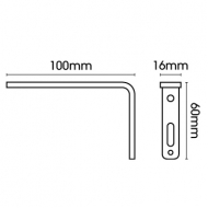 Smart fix 100mm Bracket only Smart fix 100mm Bracket only