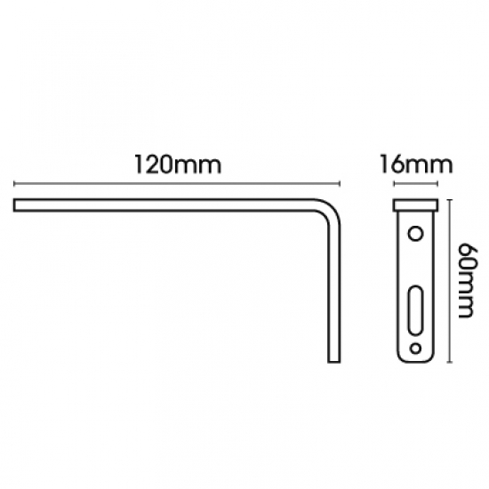 Smart fix 120mm Bracket only