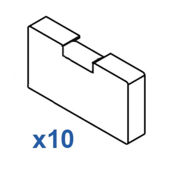 Square Smart fix Bracket Cover with Magnet (pack of 10) Square Smart fix Bracket Cover with Magnet (pack of 10)