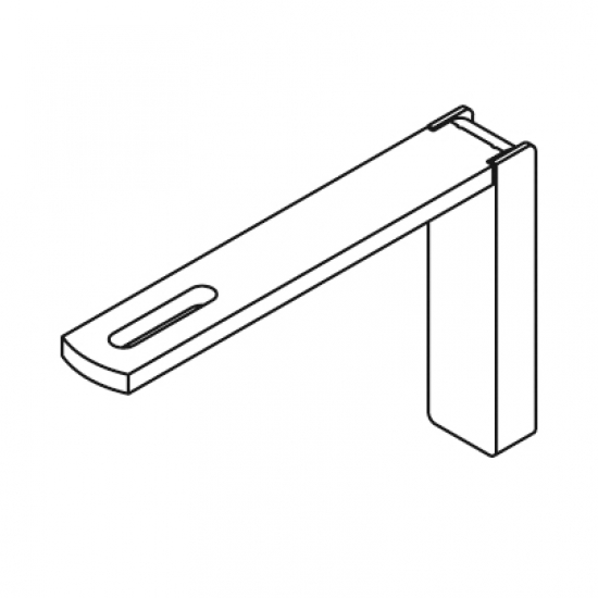 Smart fix 100mm Bracket Set Slotted for Metropole & Metroflat (made up of parts 11126 + 11116)