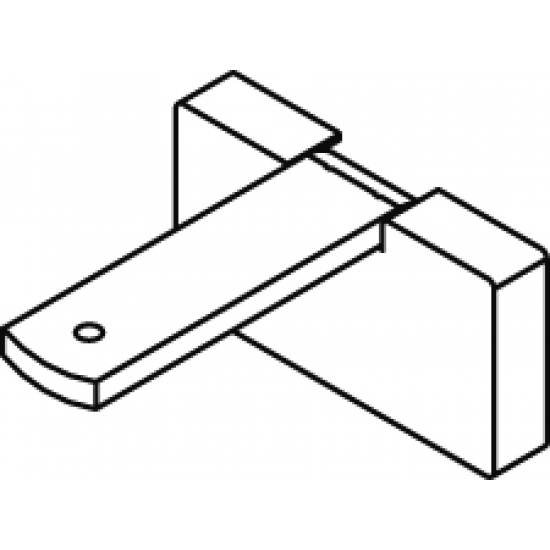 Square Smart fix 60mm Bracket Set (made up of parts 11139 + 11137)